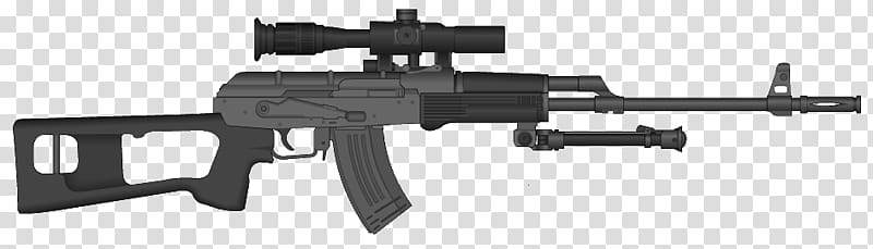 AKBS Concept New, gray and black rifle transparent background PNG clipart