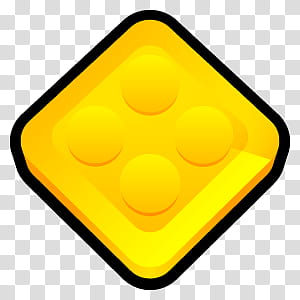 D Cartoon Icons III, Lego Digital Designer, yellow logo transparent background PNG clipart