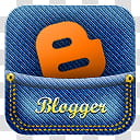 Iconos redes sociales , Blogger () transparent background PNG clipart