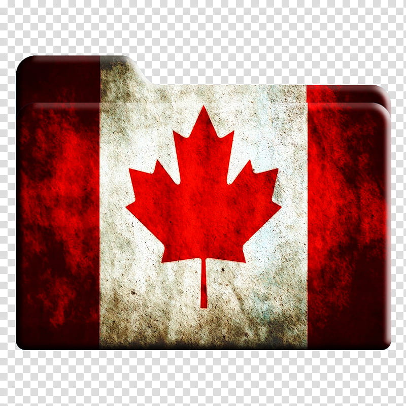 HD Grunge Flags Folder Icons Mac Only , Canada Grunge Flag transparent background PNG clipart
