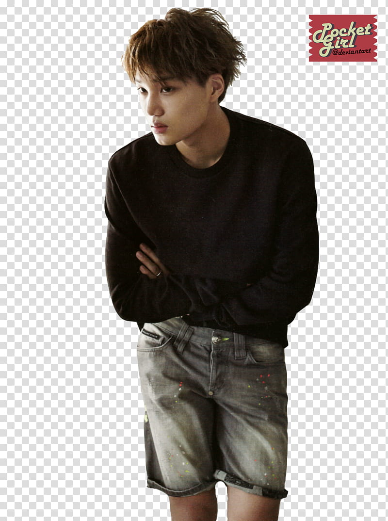 EXO K Kai Grazia August  Render, Pocket Girl transparent background PNG clipart