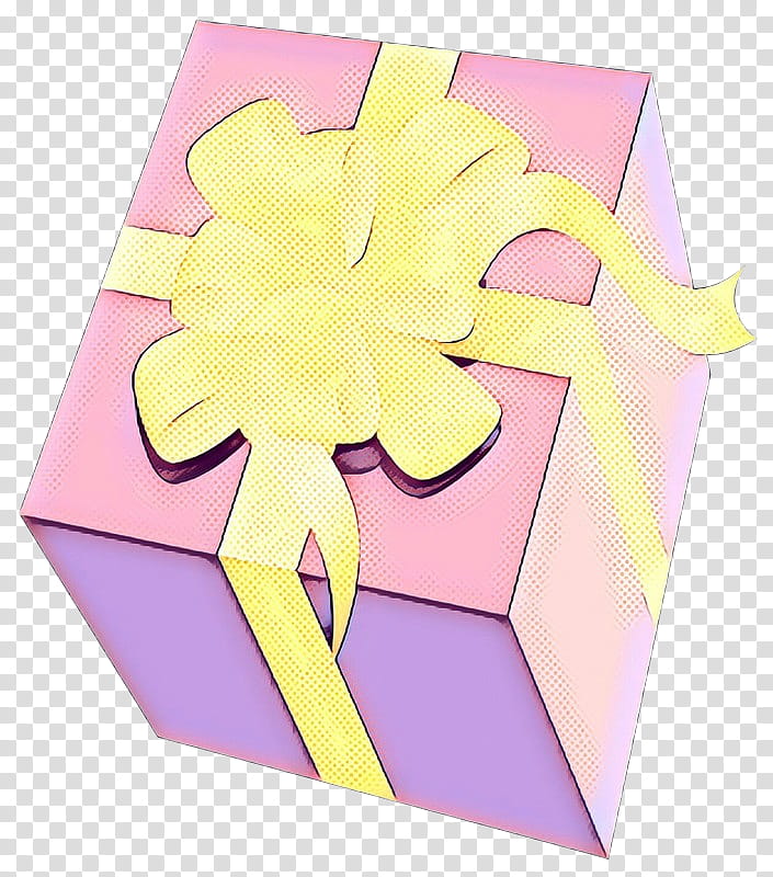 pink construction paper art paper petal present, Pop Art, Retro, Vintage, Party Favor, Gift Wrapping, Wedding Favors, Material Property transparent background PNG clipart