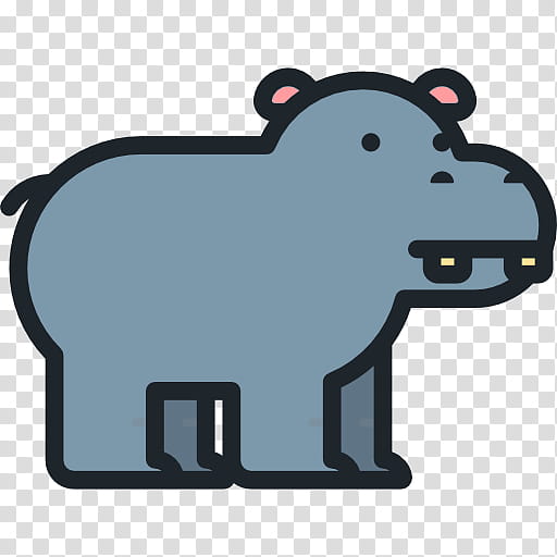 Animal, Hippopotamus, Fiona, Drawing, Tapir transparent background PNG clipart