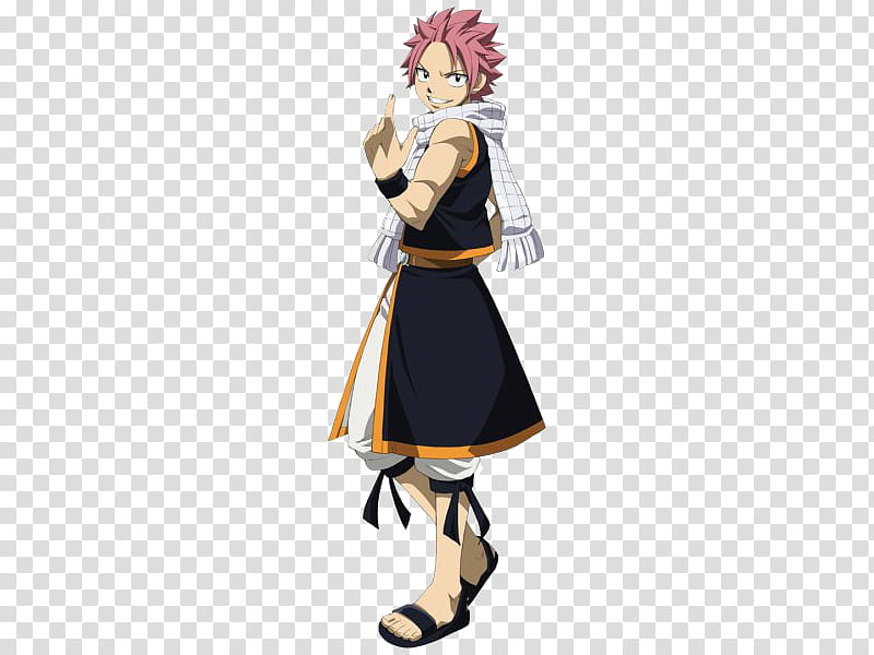 Natsu, standing Natsu Dragneel art transparent background PNG clipart