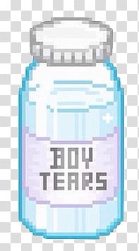 AESTHETIC GRUNGE, boy tears bottle illustration transparent background PNG clipart