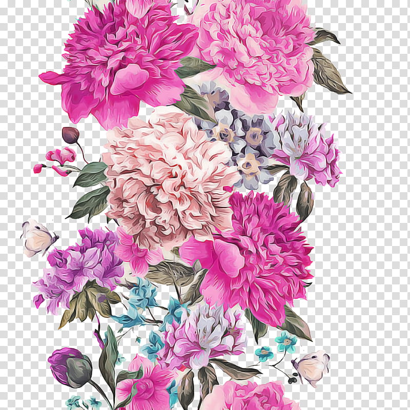 Pink Flower, Peony, Floral Design, Pink Flowers, Rose, Carnation, Garden Roses, Painting transparent background PNG clipart