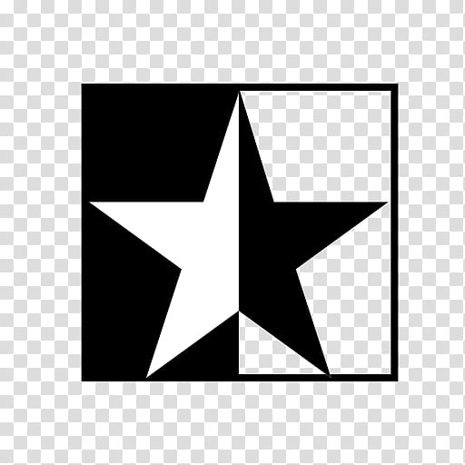Star, Bookmark, Logo, Badge, Shape, Point, Black, Black And White transparent background PNG clipart