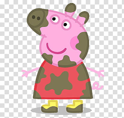 Peepa Pig graphic transparent background PNG clipart