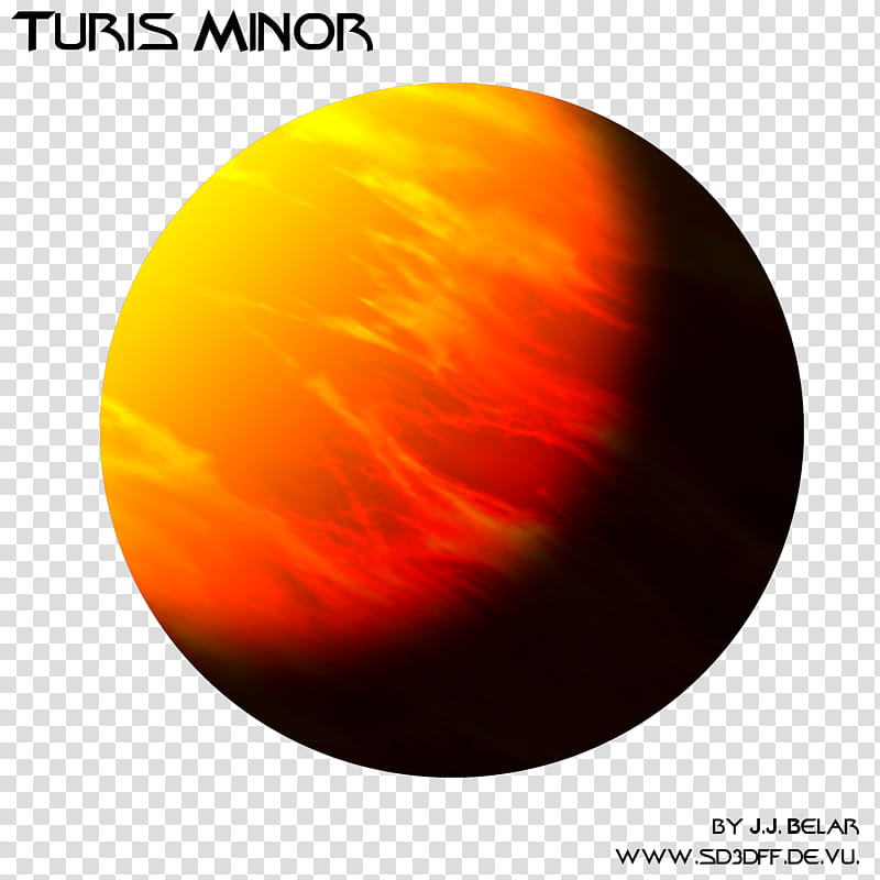 Turis Minor, orange planet transparent background PNG clipart