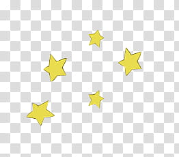 Little Stars, yellow stars art transparent background PNG clipart