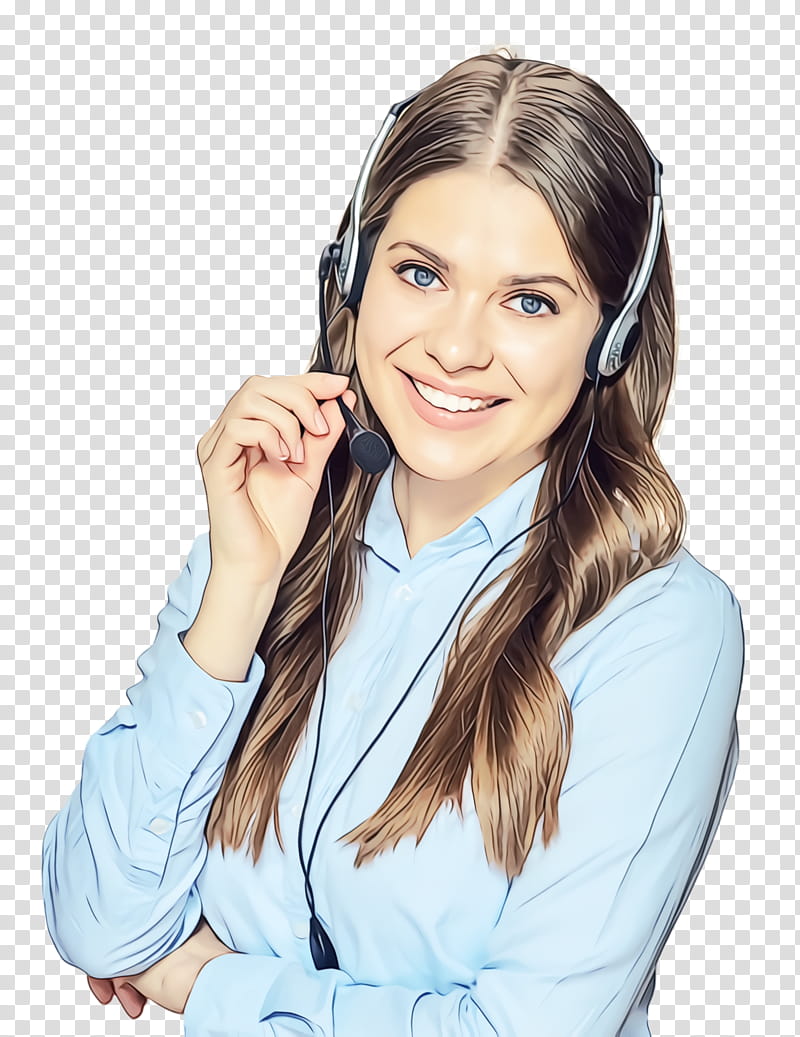 hair call centre technology gesture electronic device, Watercolor, Paint, Wet Ink, Telephone Operator, Ear, Physician, Businessperson transparent background PNG clipart
