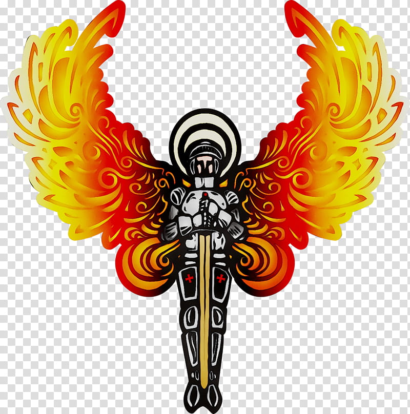 Supernatural Logo, Drawing, Model Sheet, Cartoon, Painting, Watercolor Painting, Canvas, Angel transparent background PNG clipart