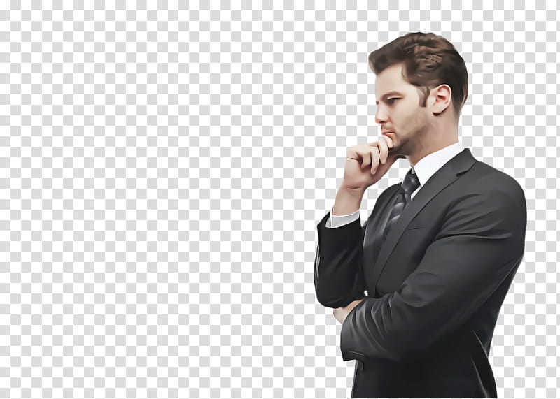 suit white-collar worker chin male standing, Whitecollar Worker, Businessperson, Formal Wear, Gesture, Gentleman transparent background PNG clipart