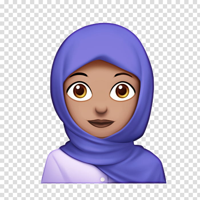 Ali Hijab Emoji Black