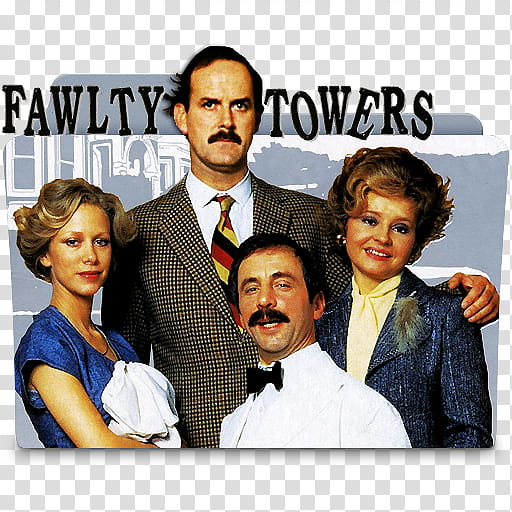 TV Series Icon Pack , [UK] Fawlty Towers ( ) transparent background PNG clipart