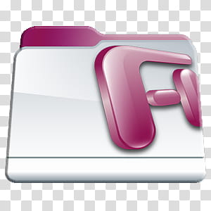 Program Files Folders Icon Pac, Microsoft Access Folder, white and pink folder icon transparent background PNG clipart