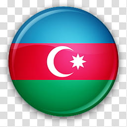 Flag Icons Asia, Azerbaijan transparent background PNG clipart