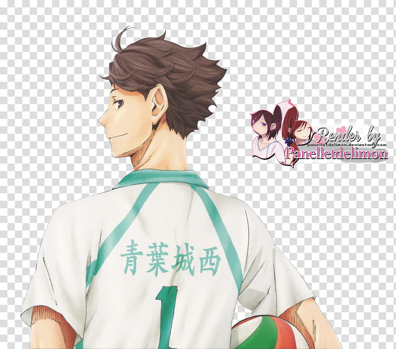 Free Download Render Haikyuu Oikawa Tooru Male Anime Character Holding Baseball Ball 6733