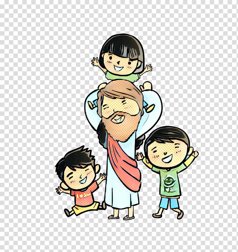 People Happy, Drawing, Child, Cartoon, Teaching Of Jesus About Little ...
