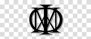 Dream Theater Windows icon, dt_stroked_shadow_128, black logo transparent background PNG clipart thumbnail