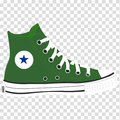 Free download | Converse, green and white Converse sneaker illustration ...