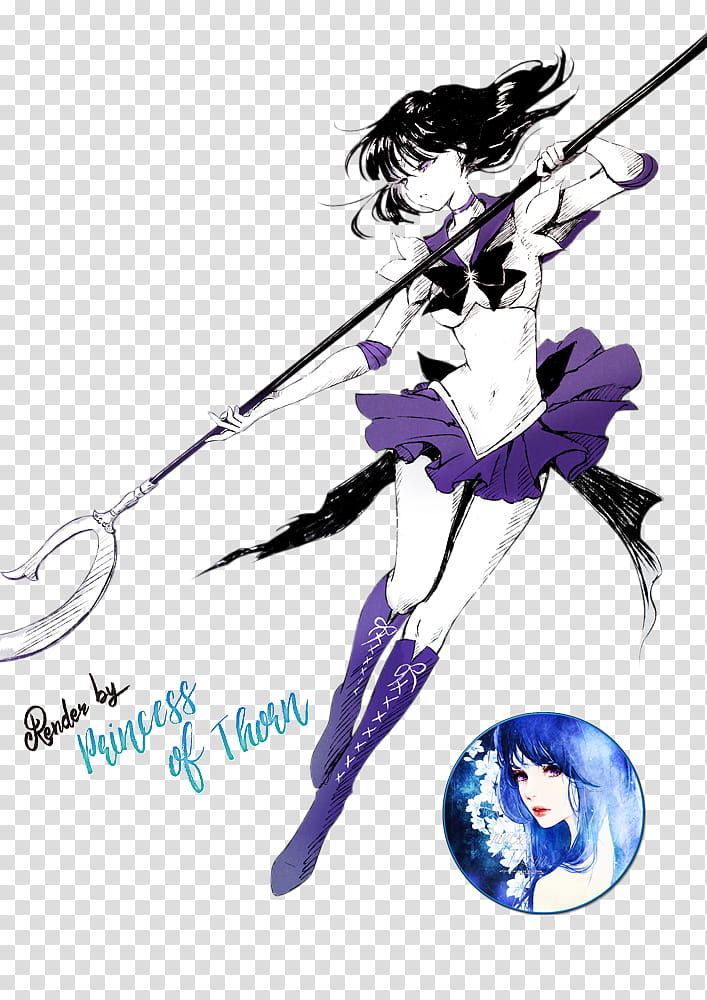 Sailor Saturn Render transparent background PNG clipart