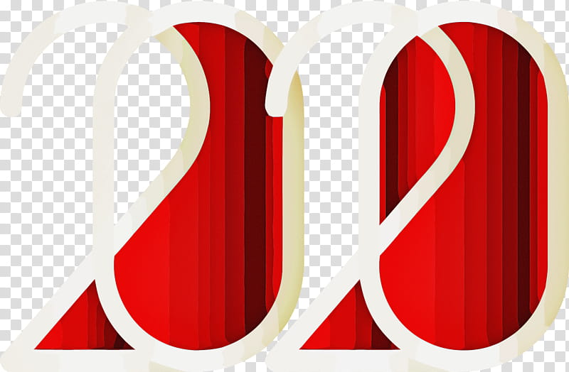 happy new year 2020 happy 2020 2020, Red, Logo, Carmine transparent background PNG clipart