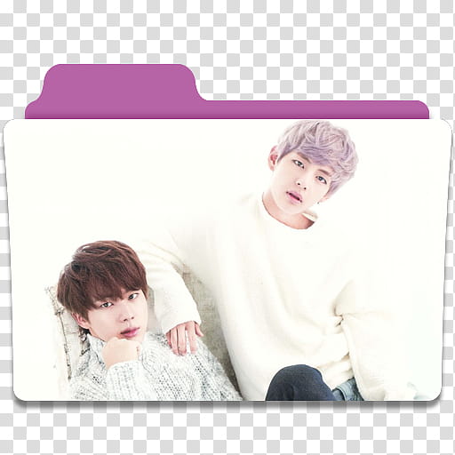 BTS  Season Greeting Folder Icons, VJin transparent background PNG clipart