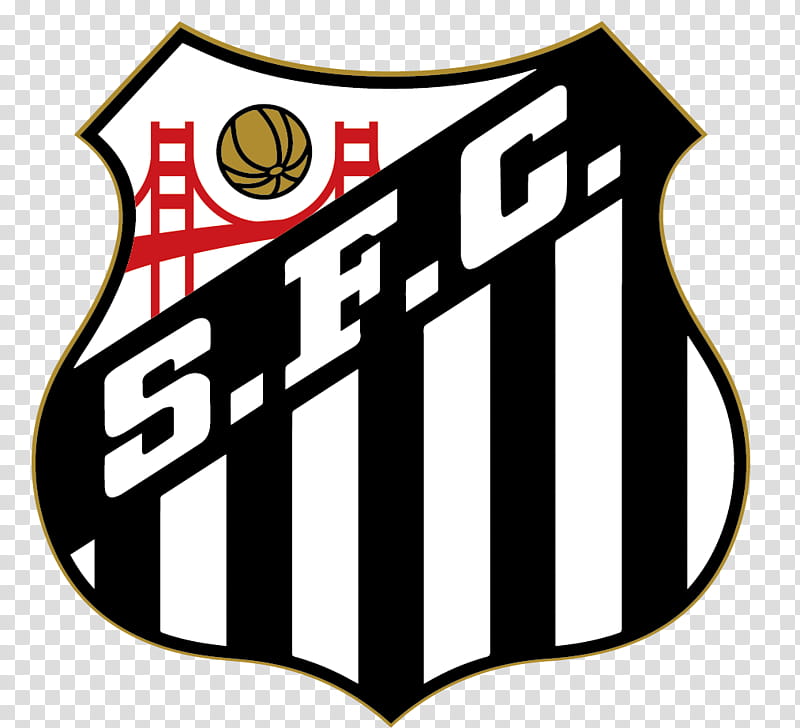 Football, Santos Fc, Logo, Text, Sportswear, Emblem, Sticker, Signage transparent background PNG clipart