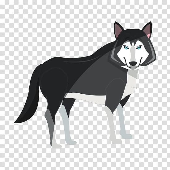 Dog Icon, Wolf, Icon Design, Flat Design, Black Wolf, Siberian Husky, Cartoon, Sled Dog transparent background PNG clipart