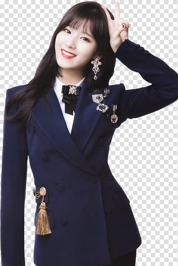 Sana TWICE ONCE nd TWICEZINE transparent background PNG clipart