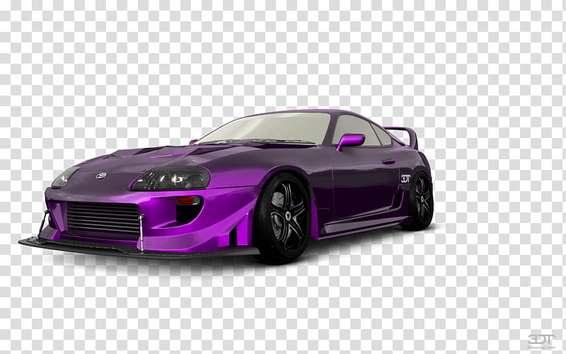 Sports car Compact car Bumper Model car, Vehicle, Hood, Electric Motor, Physical Model, Land Vehicle, Purple, Pink transparent background PNG clipart