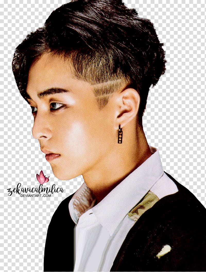 EXO Xiumin The Power Of Music, men's white and black top transparent background PNG clipart