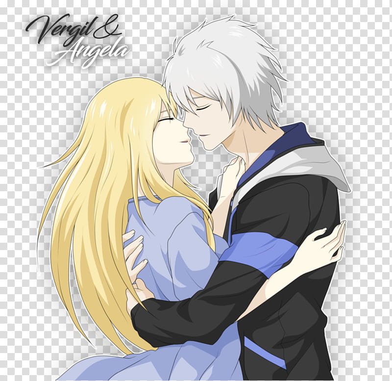 [ Special Request ] Vergil and Angela transparent background PNG clipart