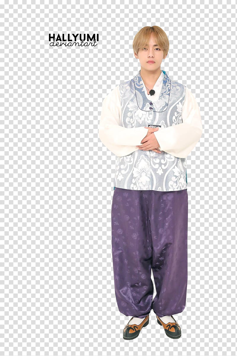 BTS Happy Chuseok , man in white and gray long-sleeved shirt transparent background PNG clipart