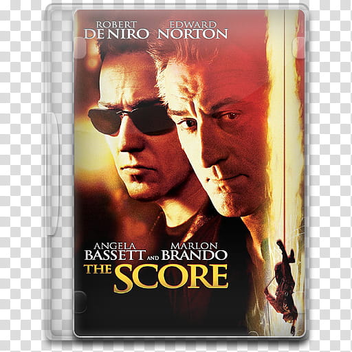 Movie Icon Mega , The Score, The Score DVD case art transparent background PNG clipart
