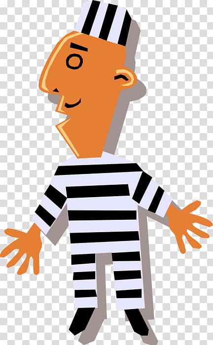 Prison, Prisoner, Prison Cell, Cartoon, Pleased, Gesture transparent background PNG clipart