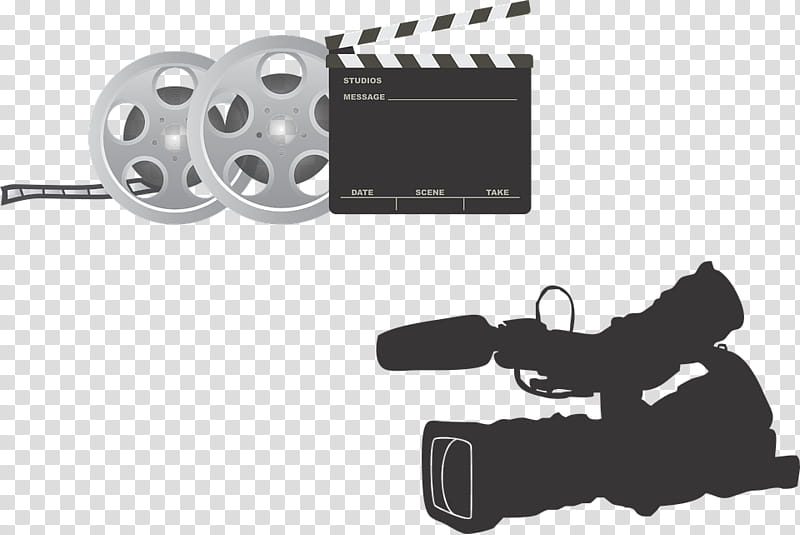 Camera, graphic Film, Clapperboard, Filmmaking, Movie Camera, Black, Technology, Black And White transparent background PNG clipart