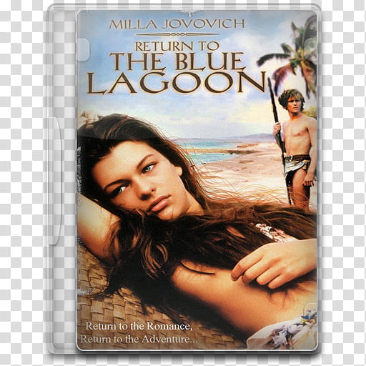 Movie Icon Mega , Return to the Blue Lagoon, The Blue Lagoon movie case transparent background PNG clipart
