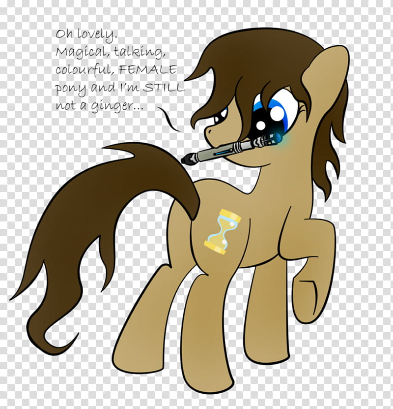 rule  doctor whooves, brown My Little Pony illustration transparent background PNG clipart