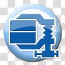Powder Blue, round blue metal logo transparent background PNG clipart