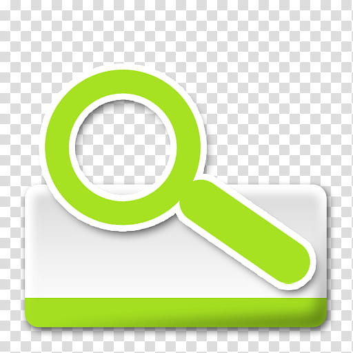 green search icon transparent background