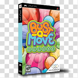 PSP Games Boxed  , Bust-a-Move Deluxe transparent background PNG clipart