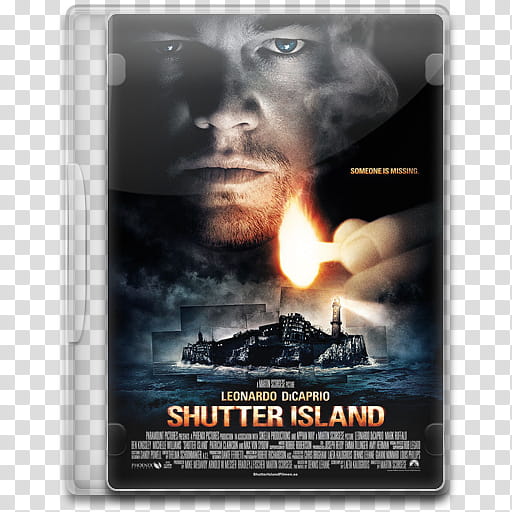 Movie Icon , Shutter Island, Shutter Island DVD cover transparent background PNG clipart