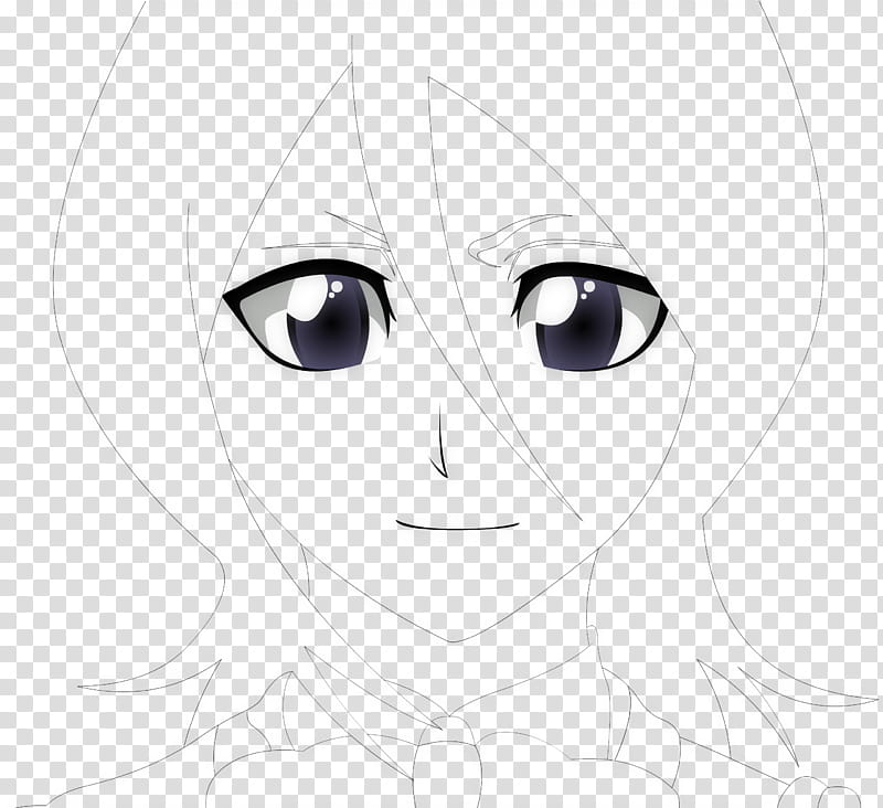 rukia lineart transparent background PNG clipart