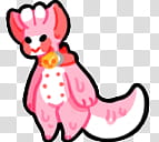 Pet slug cat shimeji Instructions in desc, pink cartoon character illustration transparent background PNG clipart