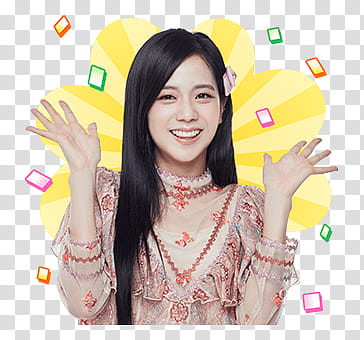 BLACKPINK LINE STICKERS transparent background PNG clipart