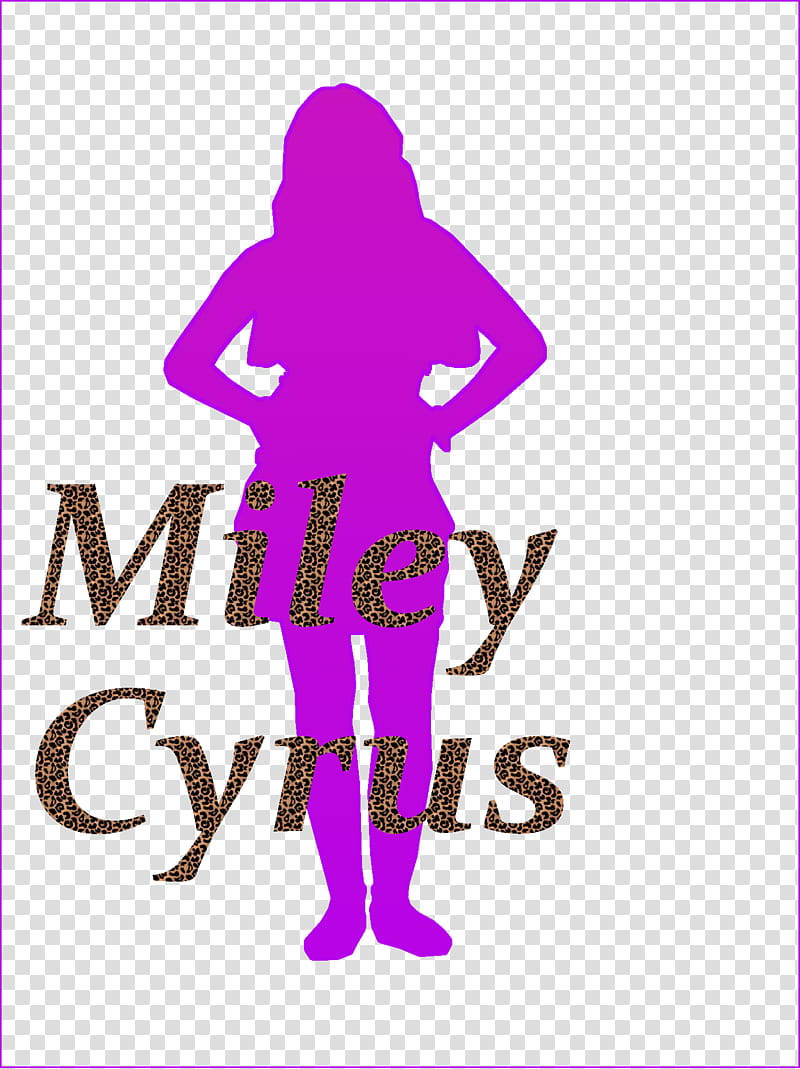 Silueta MileyCyrus transparent background PNG clipart