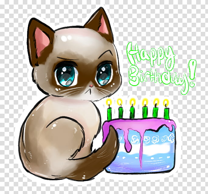 Terrible Birthday Sticker transparent background PNG clipart