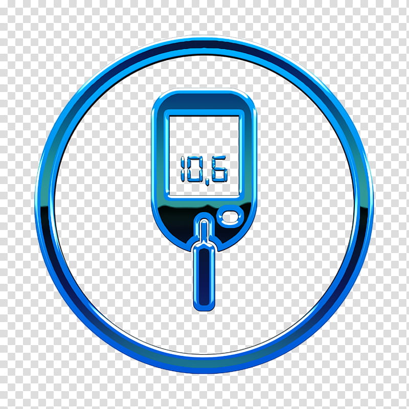 blood sugar measurement icon diabetes icon sugar icon, Blue, Service, Health Care transparent background PNG clipart